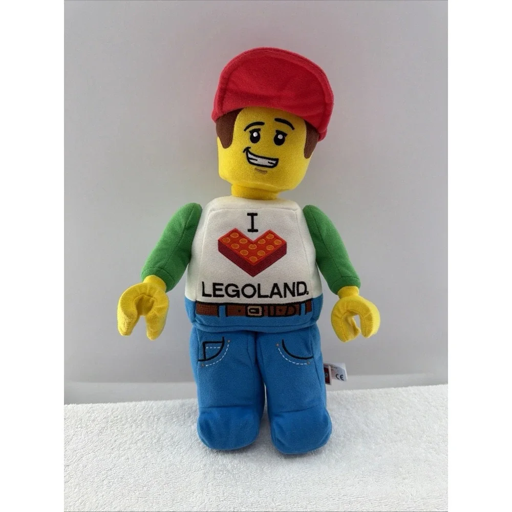 Legoland Theme Park Lego Boy Plush Character I LOVE LEGOLAND 13 Inch
